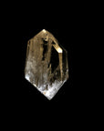 Double Terminated Citrine point on lighted custom stand 